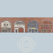 Load image into Gallery viewer, Metcalfe P0380 - Railway Arches - 8 Half Relief Facades - Card Construction Kit - OO/HO Scale
