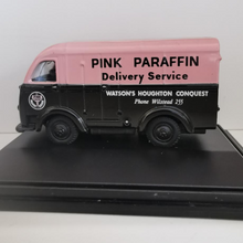 Load image into Gallery viewer, Oxford Diecast - Austin 3 Way Van - Pink Paraffin - AK002 - 1:76
