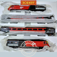 Load image into Gallery viewer, Hornby - R1023 - Virgin Trains 125 - Train Set - Virgin High Speed Train - 1:76 Scale - OO Gauge
