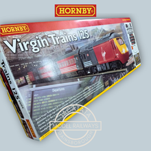 Load image into Gallery viewer, Hornby - R1023 - Virgin Trains 125 - Train Set - Virgin High Speed Train - 1:76 Scale - OO Gauge
