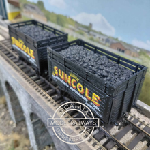 Load image into Gallery viewer, Skytrex - SMR 10 - R.C.H. - Private Owner Coke Wagon - Suncole - With Coal Load - No. 5062 - O Gauge
