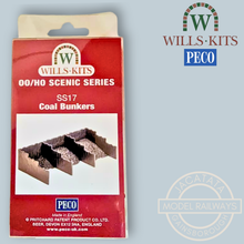 Load image into Gallery viewer, Will's Kits - Peco - SS17 - Scenic Series - Coal Bunkers - Injection Moulded Plastic - OO/HO Gauge

