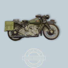 Load image into Gallery viewer, Oxford Diecast - BSA Motorcycle Sidecar - 34th Armoured Brigade 1945 - 76BSA005 - 1:76 Scale Model

