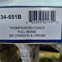 Load image into Gallery viewer, Bachmann - Thompson BG Coach - Full Brake - BR Crimson &amp; Cream - OO Gauge
