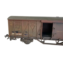 Load image into Gallery viewer, Hornby - R6159A - Weathered 20t Continental Ferry Van - British Railways Livery 2380-393/5 - OO Gauge

