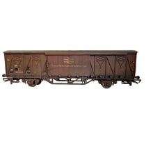 Load image into Gallery viewer, Hornby - R6159A - Weathered 20t Continental Ferry Van - British Railways Livery 2380-393/5 - OO Gauge
